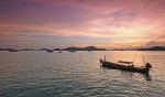 Sonnenuntergang am Strand - Thailand